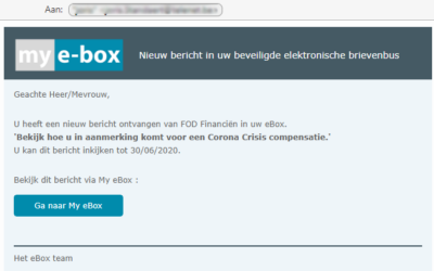 Myebox.be : des e-mails de phishing en circulation